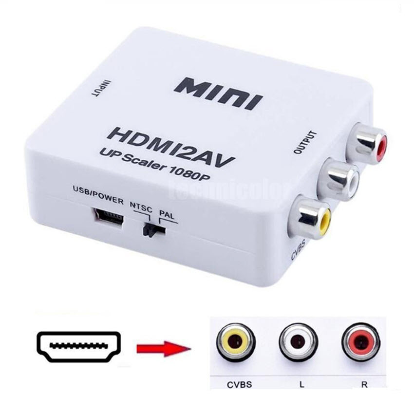 Bộ chuyển đổi hdmi to av mini hdmi2av