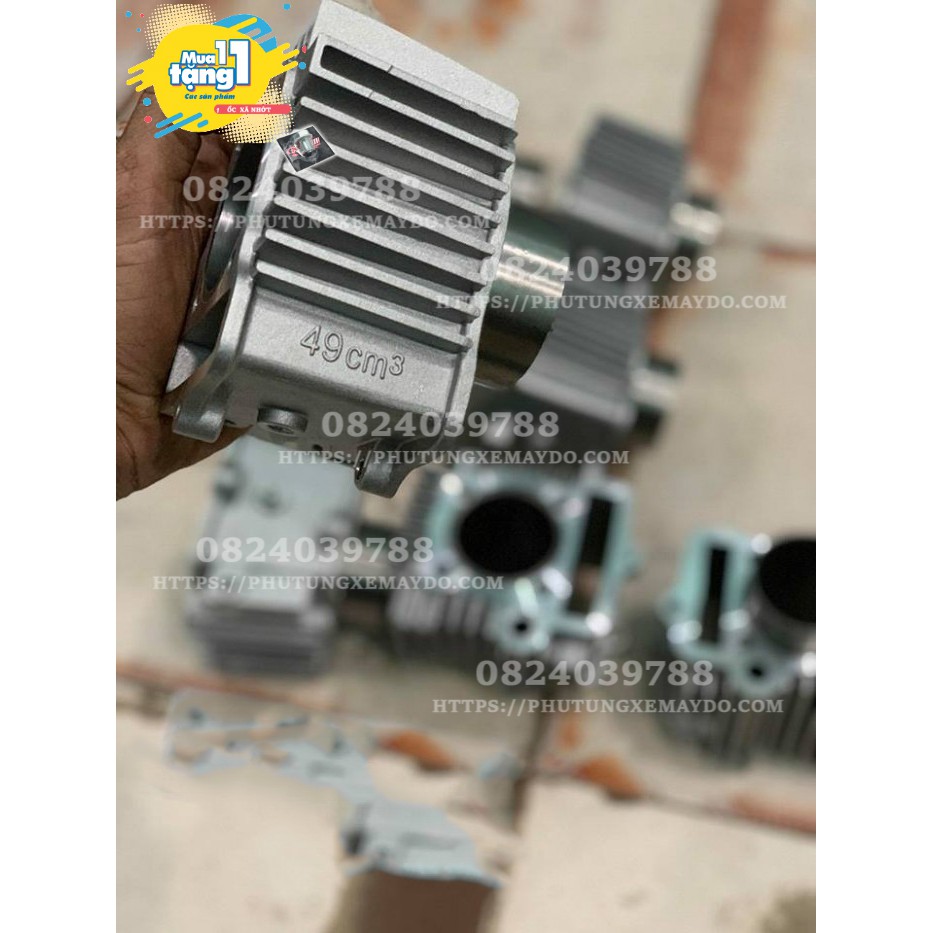 Lòng Nhôm 67Mm Dày 78Mm Piston 54Mm