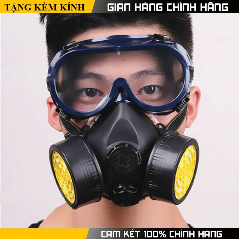 Mặt nạ chống độc có kính