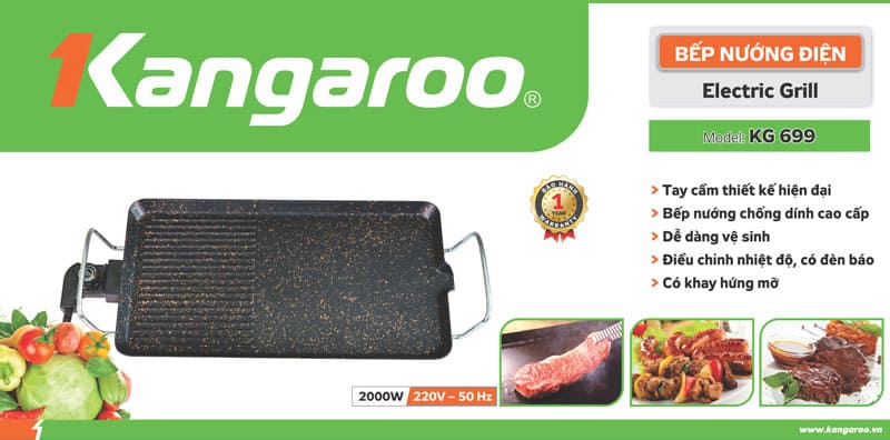 Bếp nướng điện Kangaroo KG699G