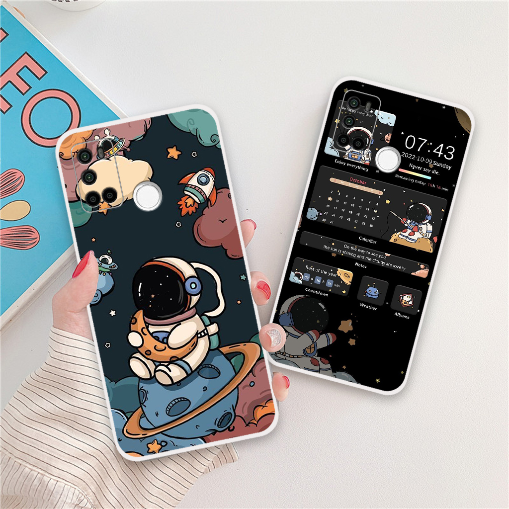 Ốp lưng Vsmart Joy 4 hình vũ trụ, phi hành gia astronaut độc đáo