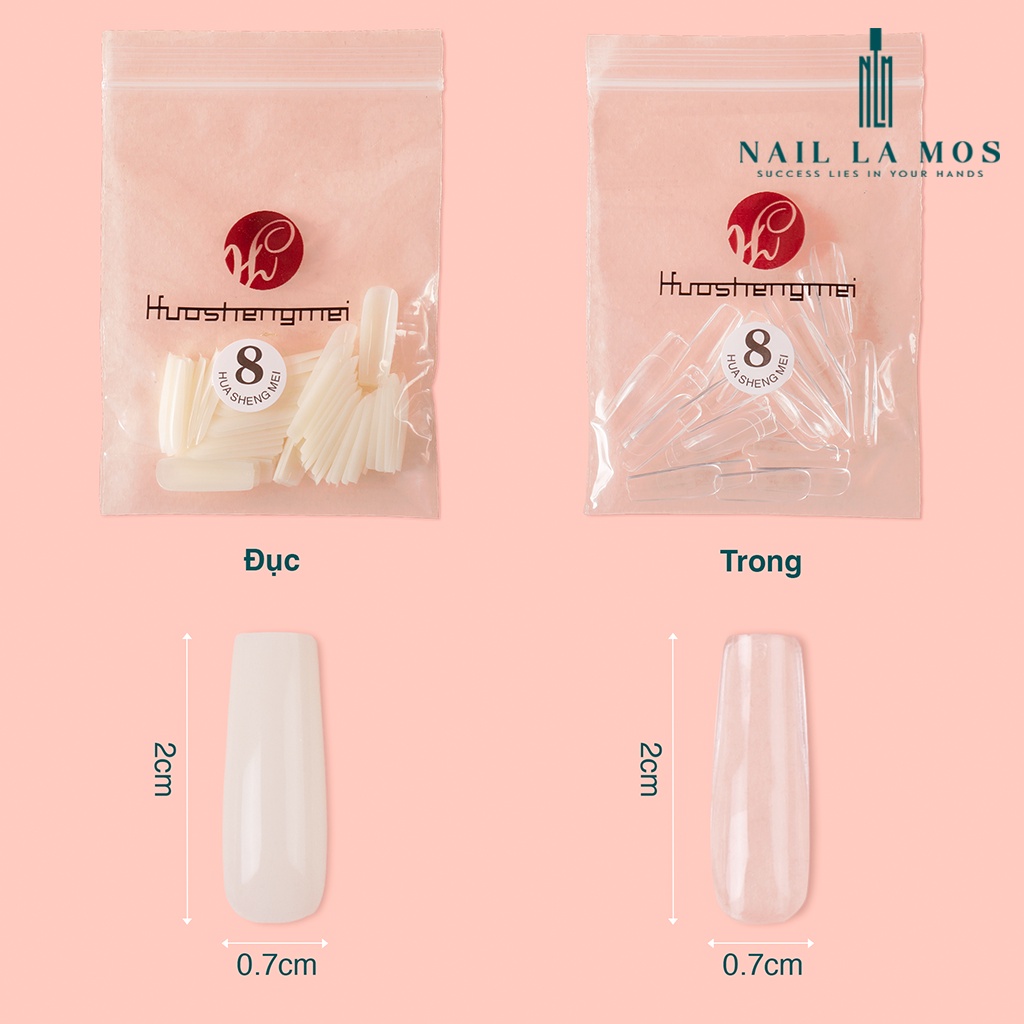 Móng úp HSM lẻ size phom chuẩn (size từ 5 6 7 8 9)
