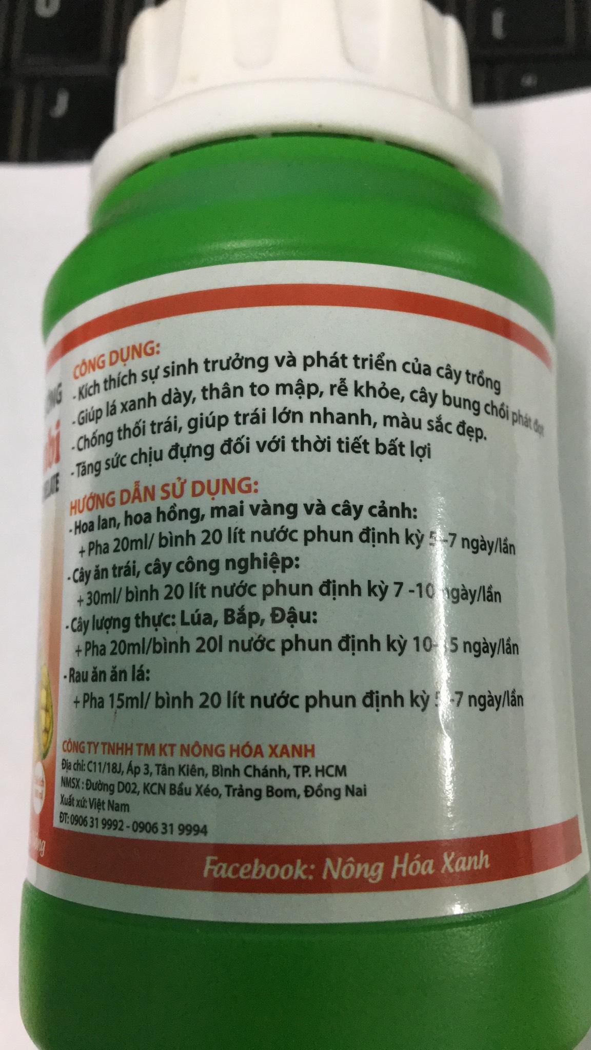Phân bón vi lượng amino combi dạng chelate lọ 180ml