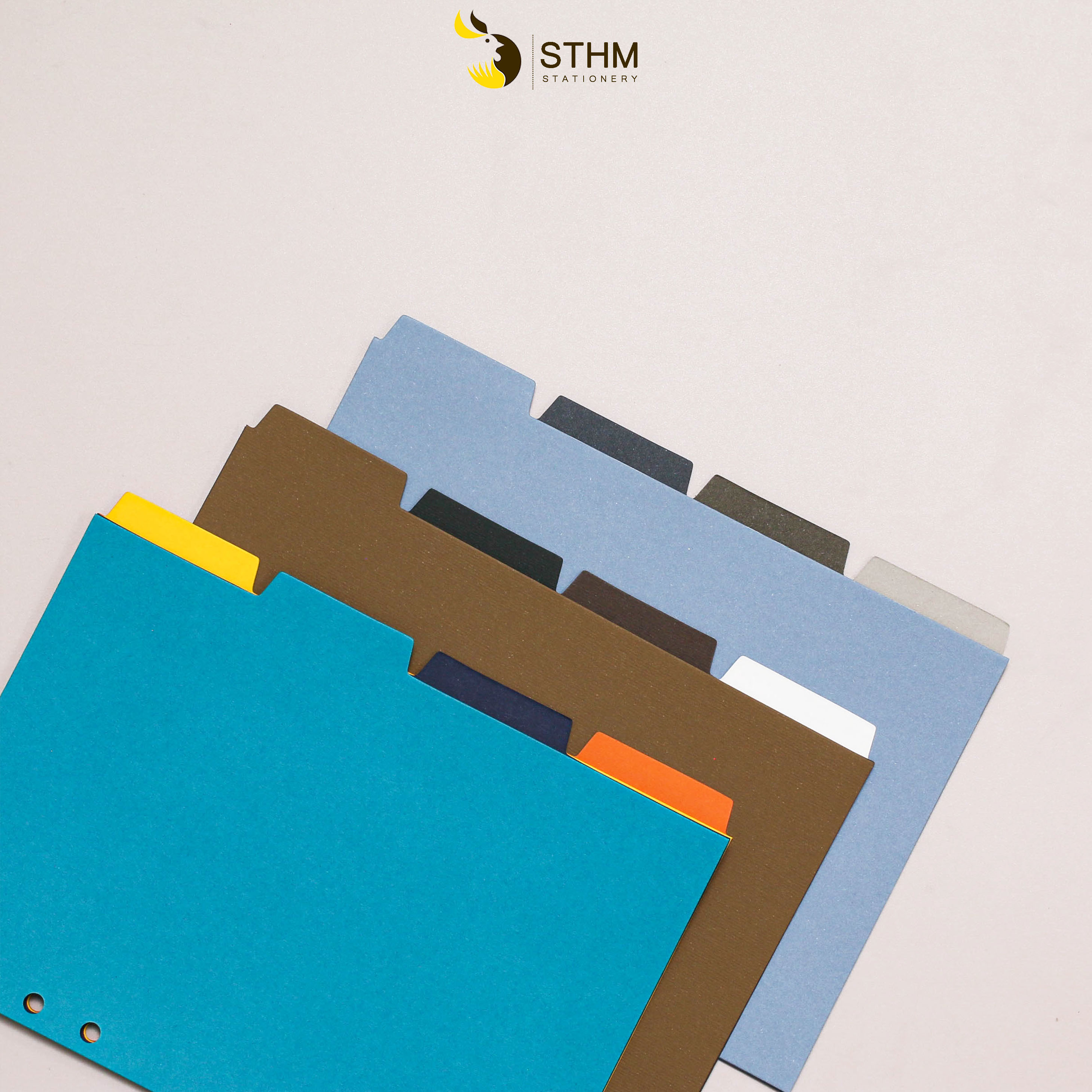 Tab phân trang cho sổ còng A5 - 6 lỗ - STHM stationery