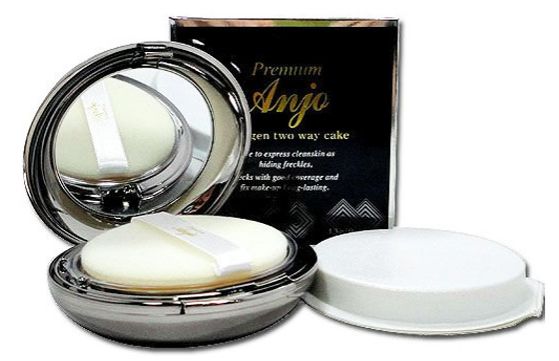 Phấn trang điểm ANJO COLLAGEN TWO WAY CAKE(#13 – Light Beige, #21 Natural Beige)
