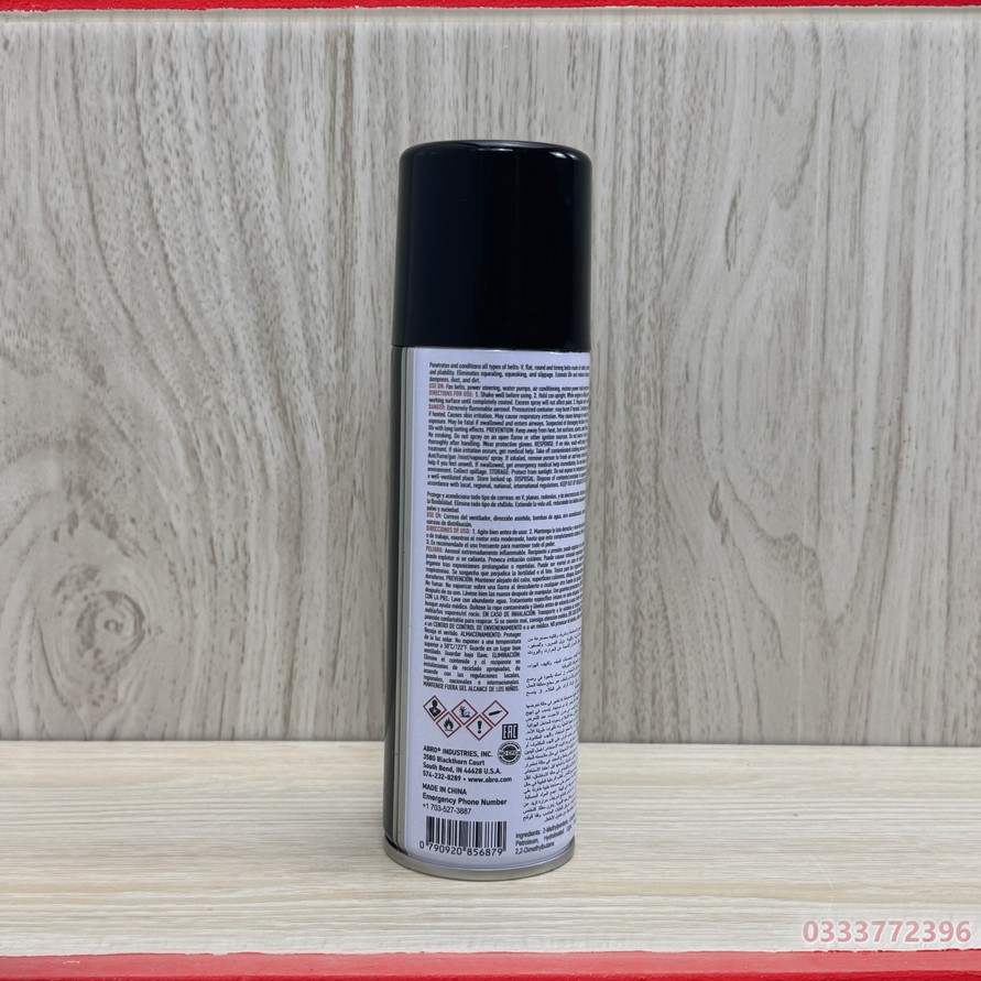 Bảo dưỡng dây curoa Abro Belt Dressing & Conditioner 170g