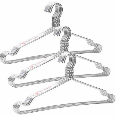 Set 9 móc áo nhôm người lớn-móc treo quần áo- móc nhôm