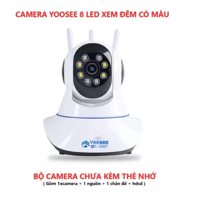 [Giá Siêu Rẻ ]Camera Yoosee Xoay 360 - Full HD 1080P, Thẻ Nhớ 32GB