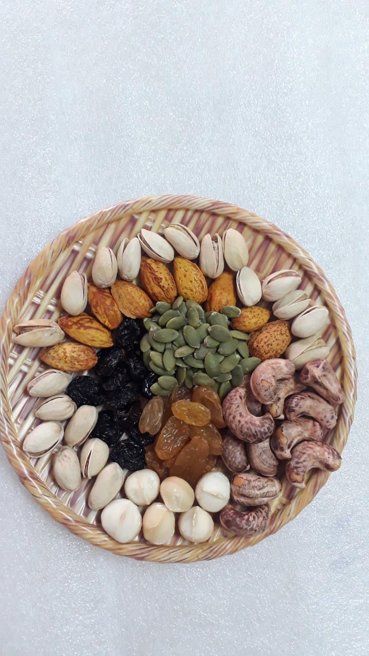Hạt Hạnh nhân Mỹ rang bơ nguyên vỏ