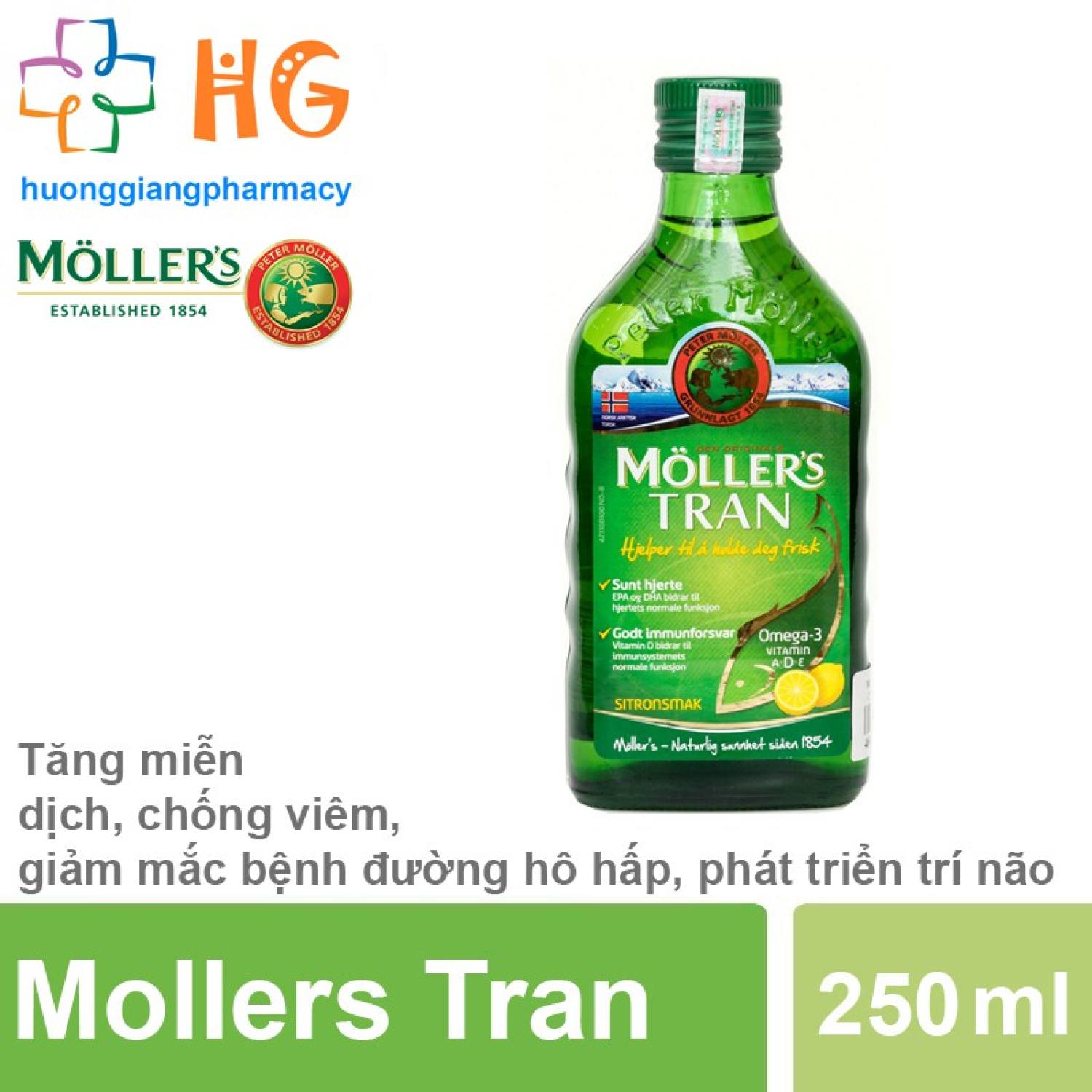 Dầu gan cá tuyết Mollers tran (Chai 250ml)