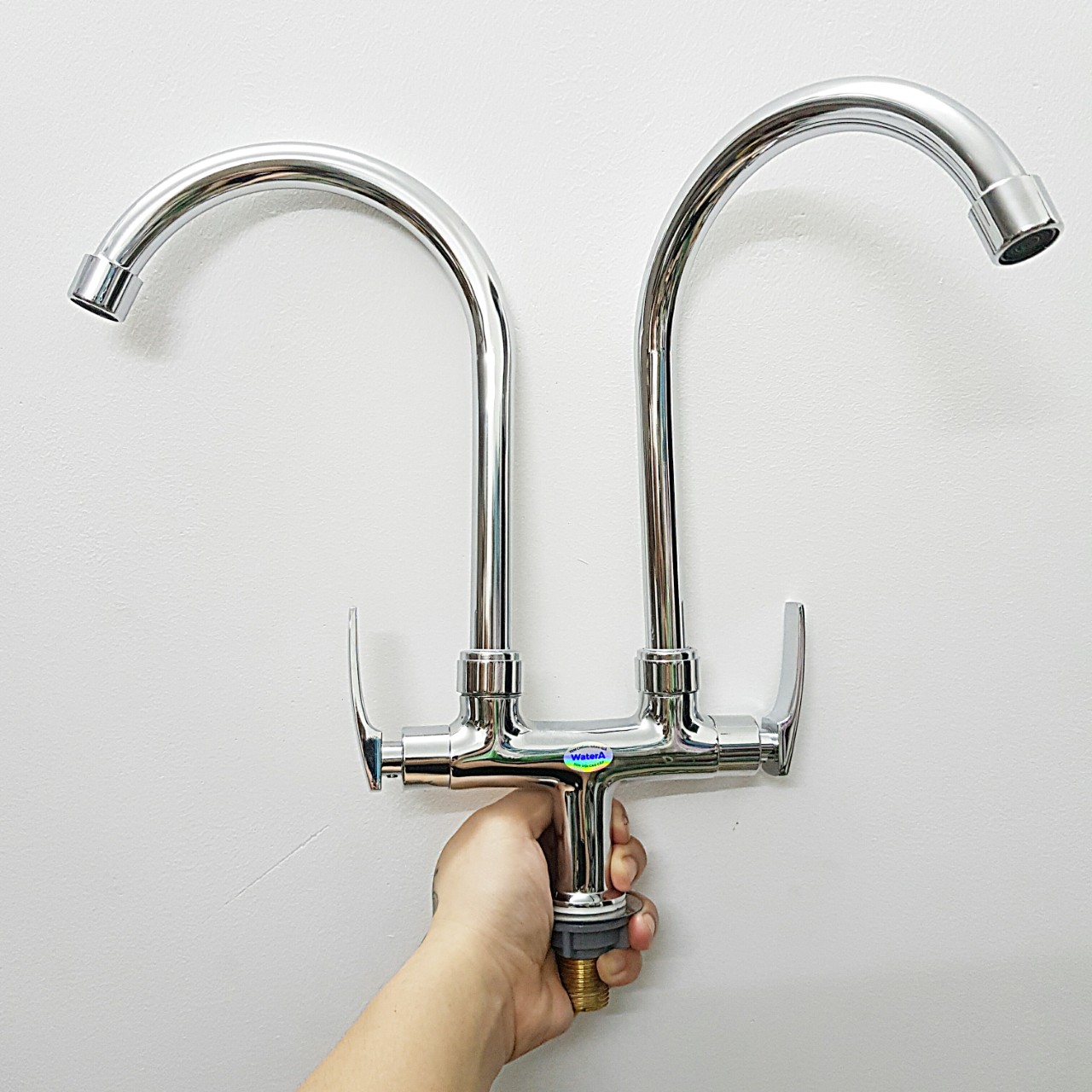 [Q.Tân Bình] Vòi rửa chén bát đôi,vòi rửa chén 2 cần thau xịn