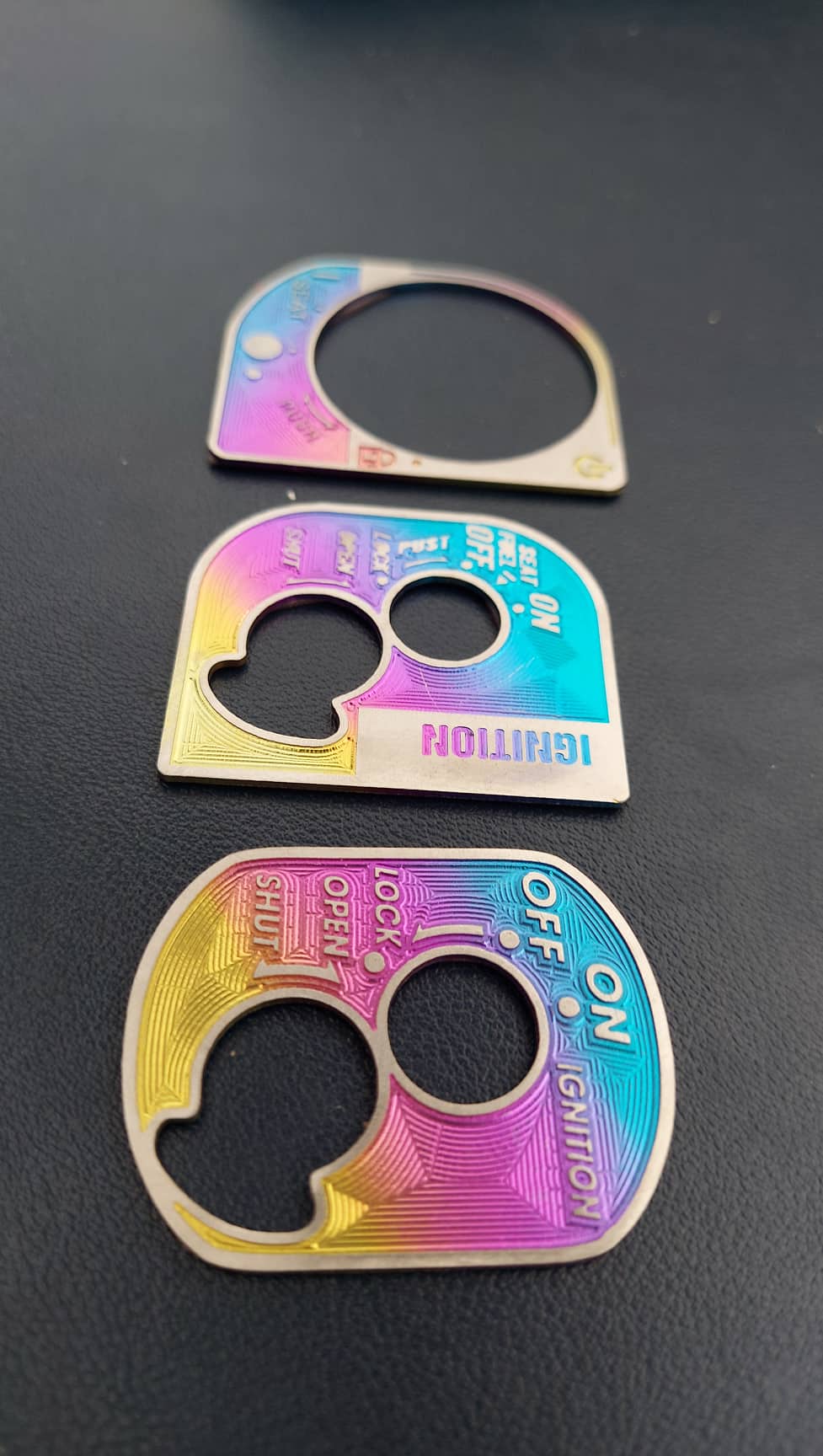 Titanium Lock Stickers for Various Vehicle Models