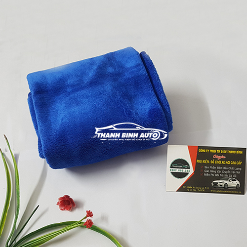 Khăn lau xe chuyên dụng microfiber - mềm mịn thấm hút nước tốt