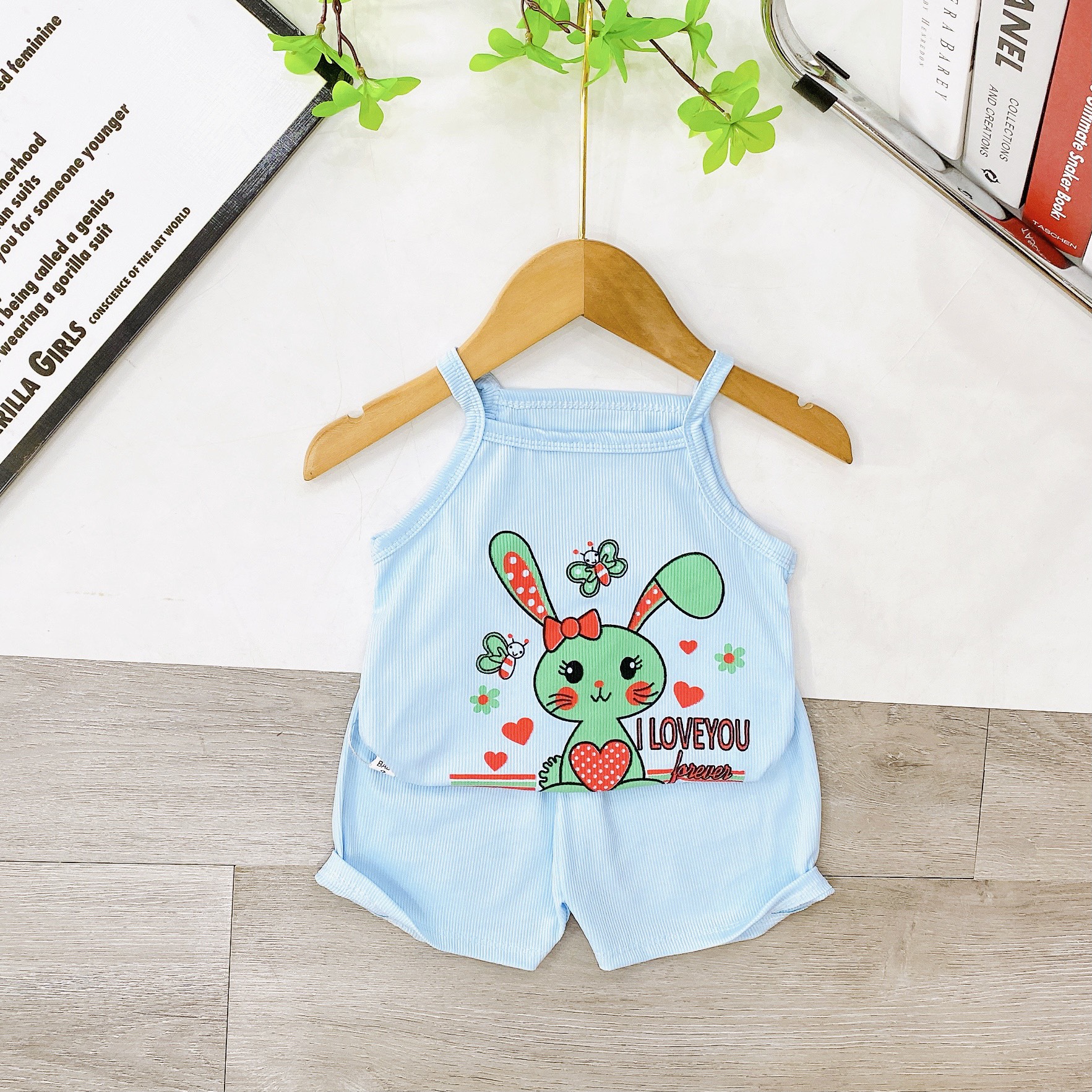 (Có chọn mẫu) Bộ thun tăm lạnh cao cấp cho bé từ 6-16kg