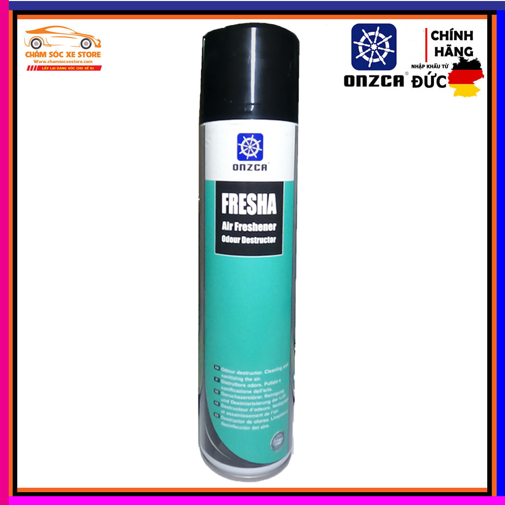 Xịt khử mùi, diệt khuẩn nội thất xe hơi onzca fresha 400ml