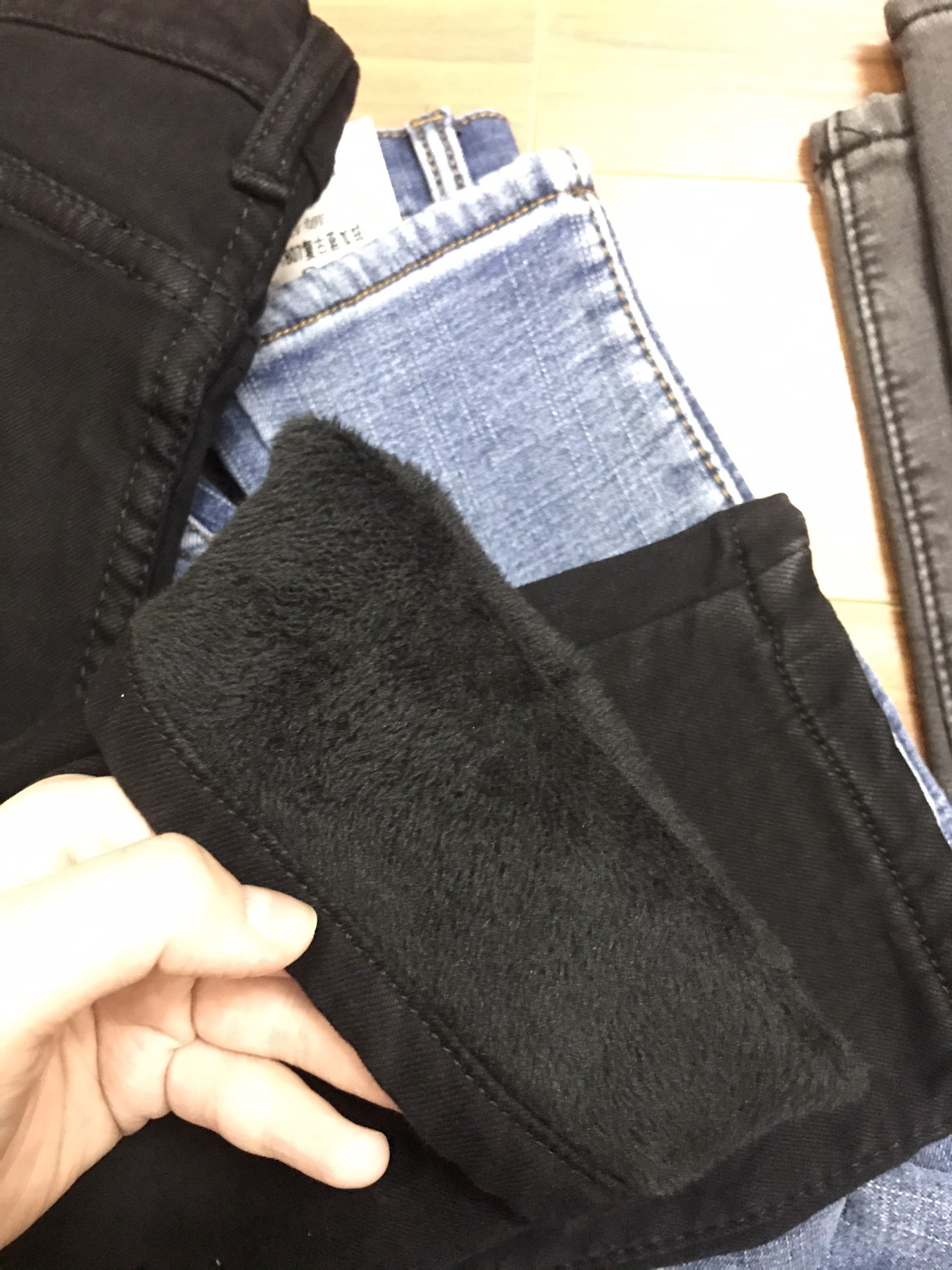 QUẦN JEANS NỮ LÓT NỈ SIÊU ẤM , CO GIÃN 4 CHIỀU