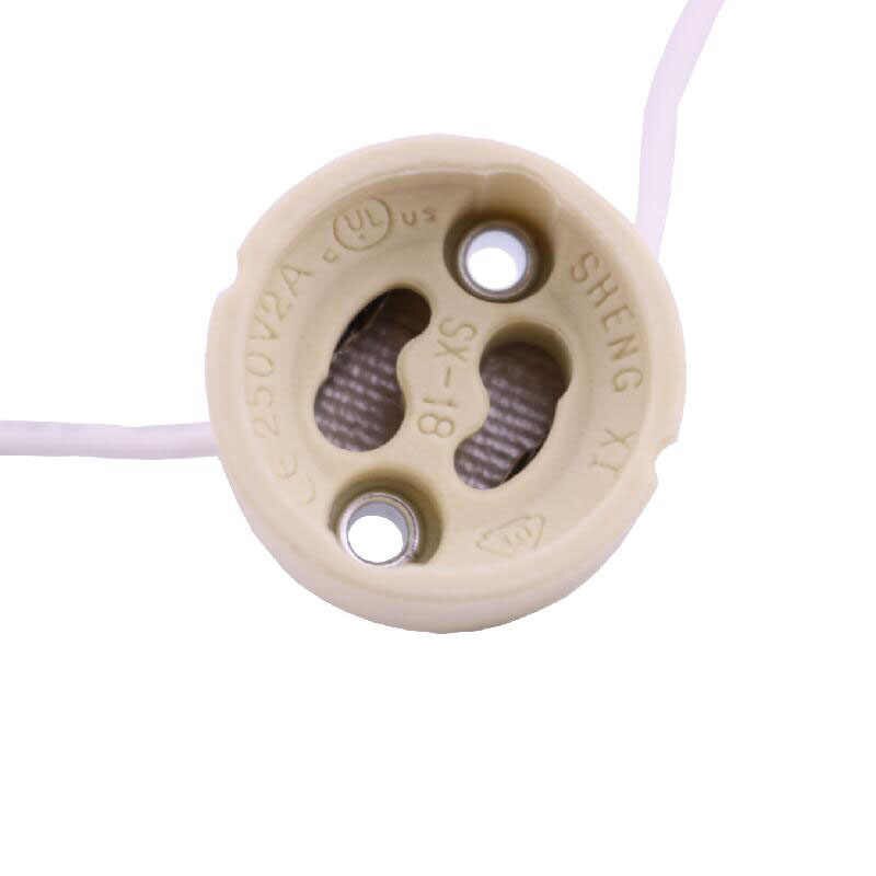 Đui đèn sứ GU10 chịu nhiệt, chống cháy