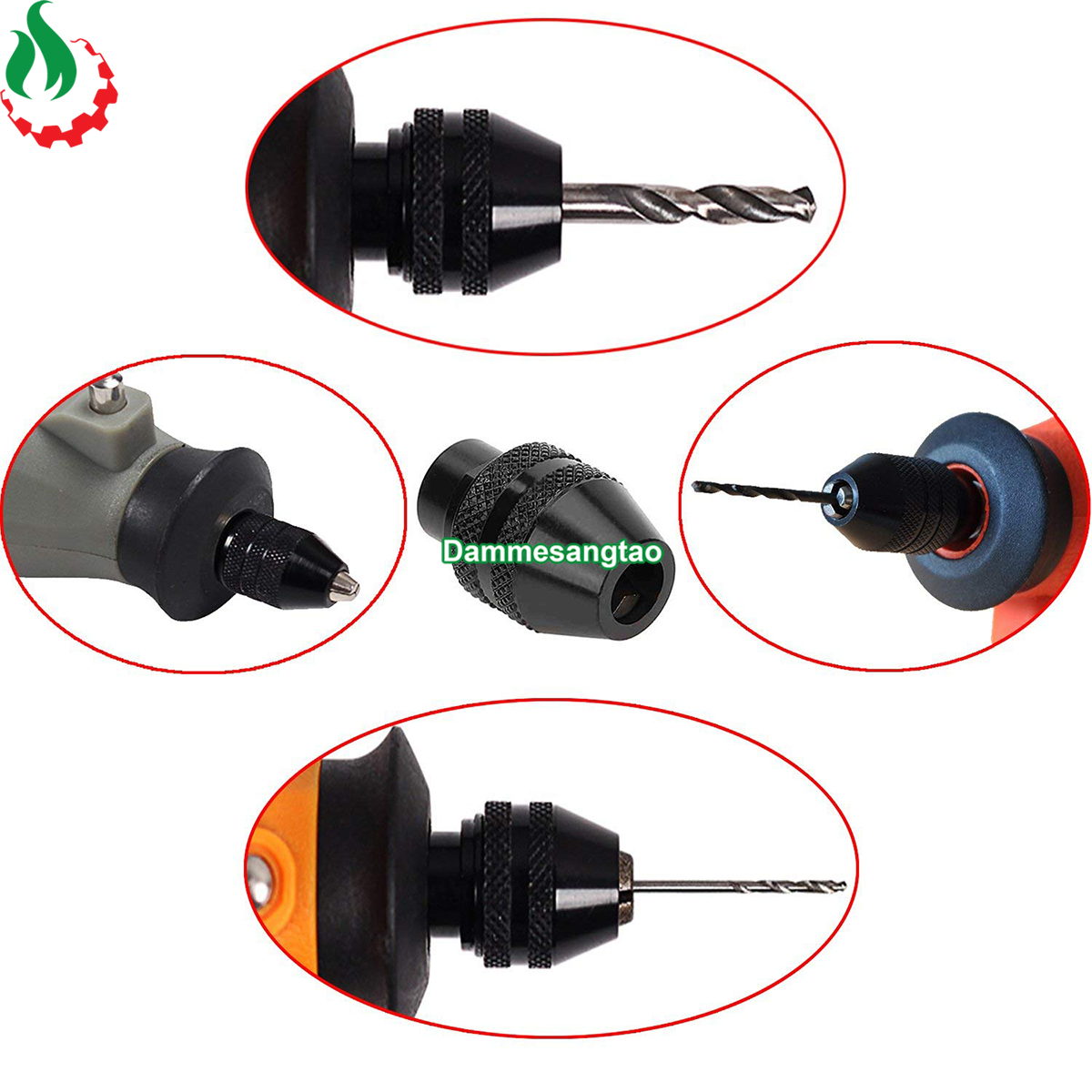 Đầu kẹp mũi khoan đa năng 3 chấu