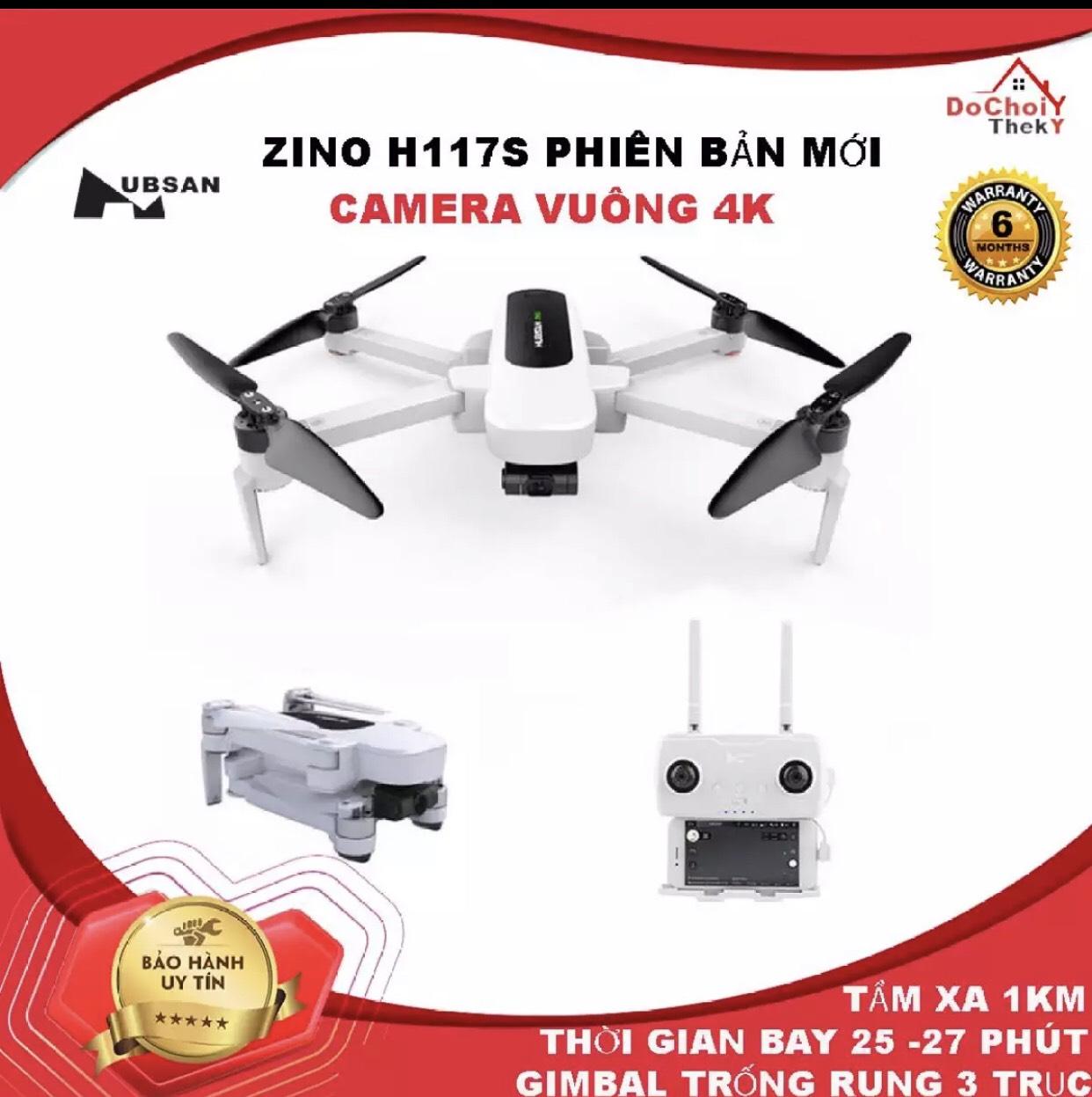 [Camera vuông] Flycam Hubsan H117S Zino cao cấp bản  ( SJRC F11, XIAOMI X8 SE, MJX BUGS 4W , BUGS 5W)