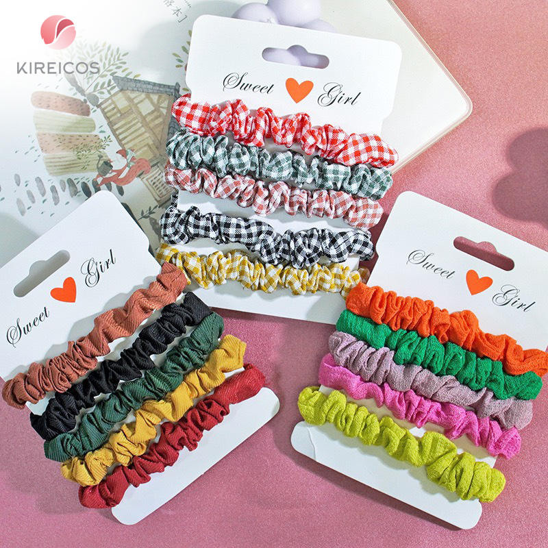 [HCM]Set 5 Cột Tóc Bèo Nhỏ Đủ Màu - kireicos