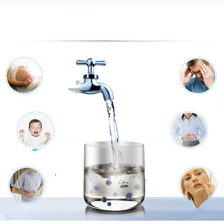 Vòi lọc nước than hoạt tính có đá maifan