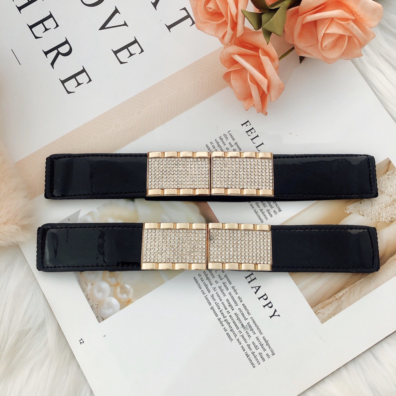 dây nịt belt mặc đầm bản xoàn nhuyễn 3cm hot sang chảnh cực trned