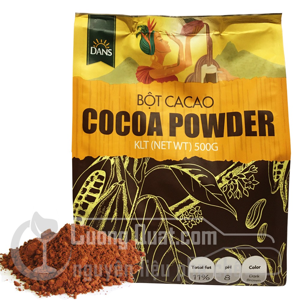 HCMBột Cacao Dans 500G Nguyên Chất