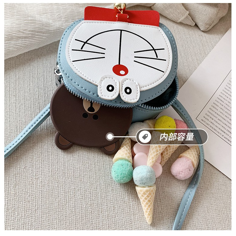 Túi đeo chéo DORAEMON DOREMON TRẺ EM dễ thương cute MON0166