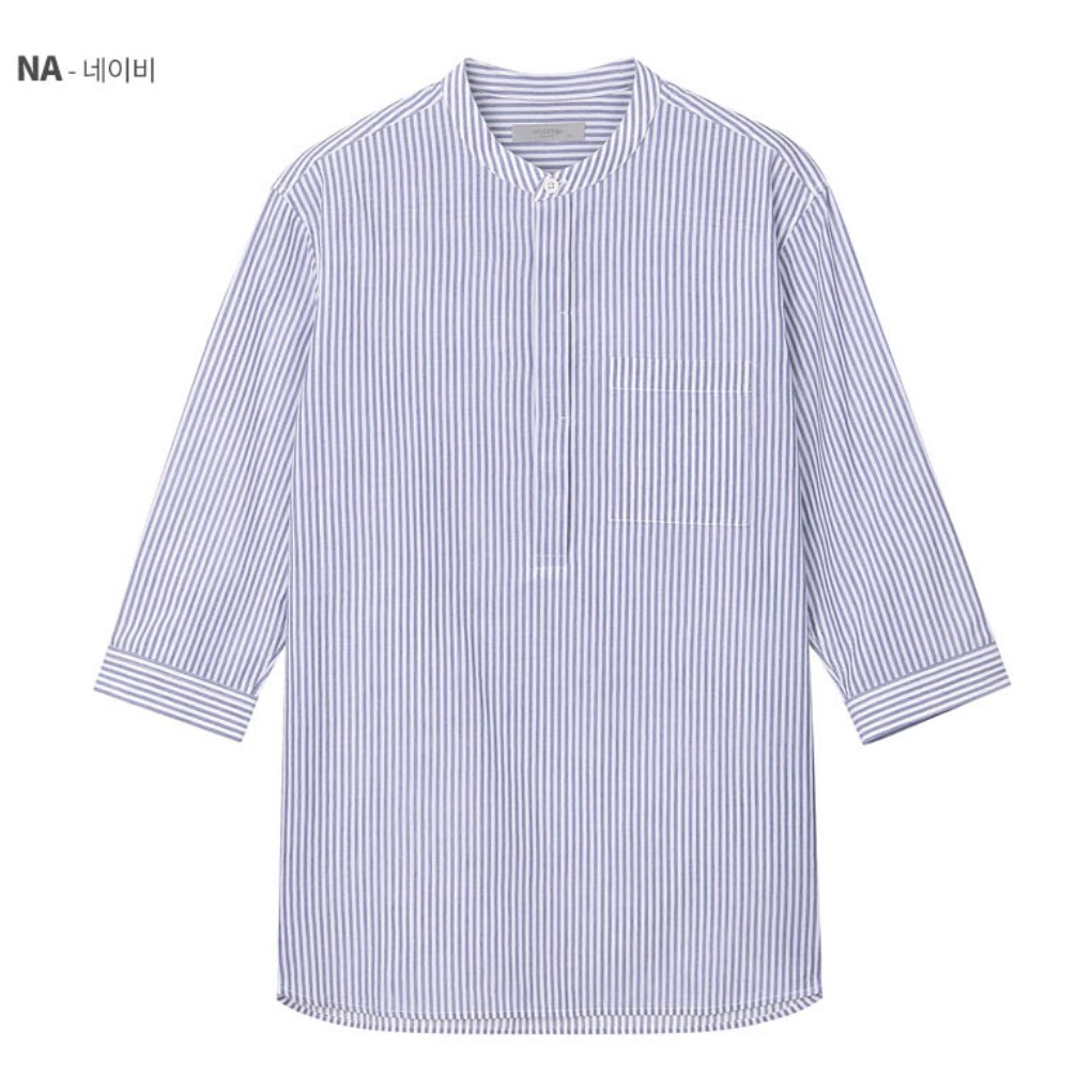 Áo sơ mi mindbrigde - cool cotton stripe pullover stan erie mb 3124