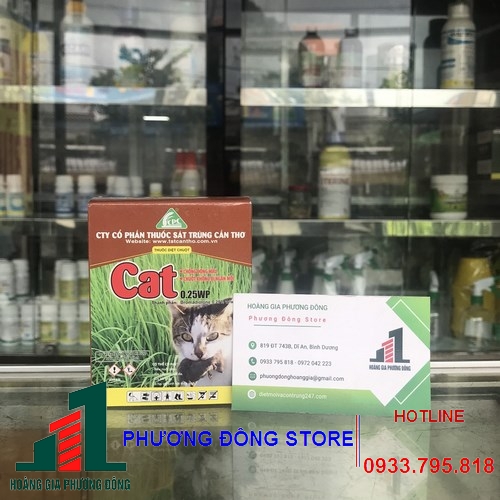 Thuốc diệt chuột dạng bột Cat 0.25WP - gói 10g