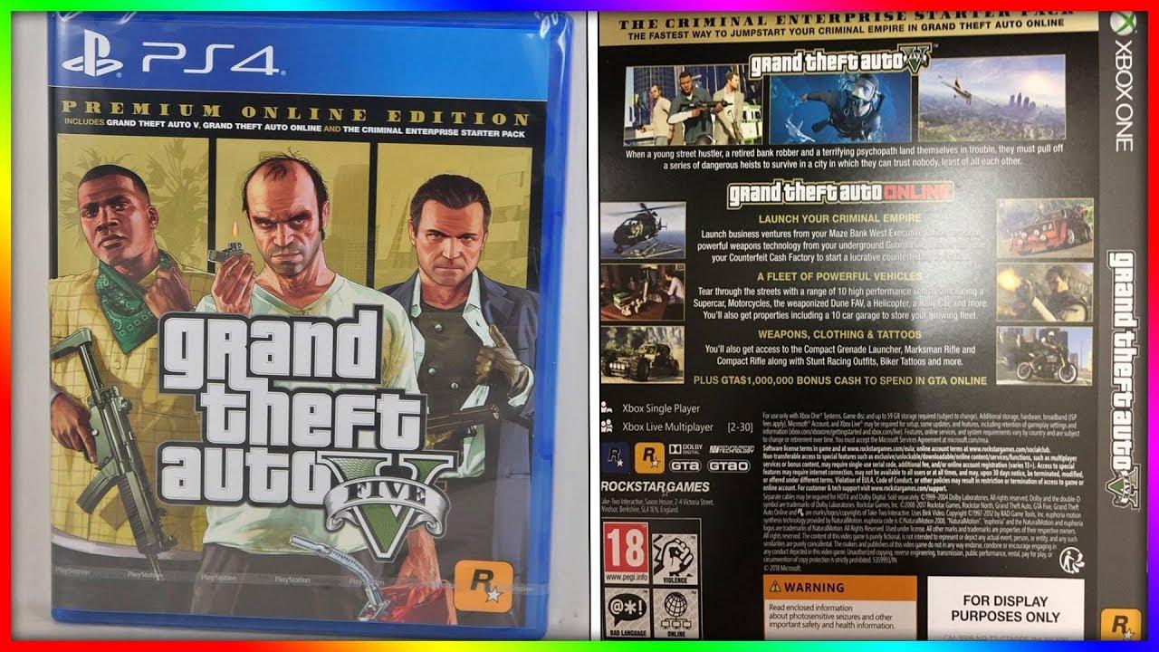 Đĩa Game Ps4 GTA Online