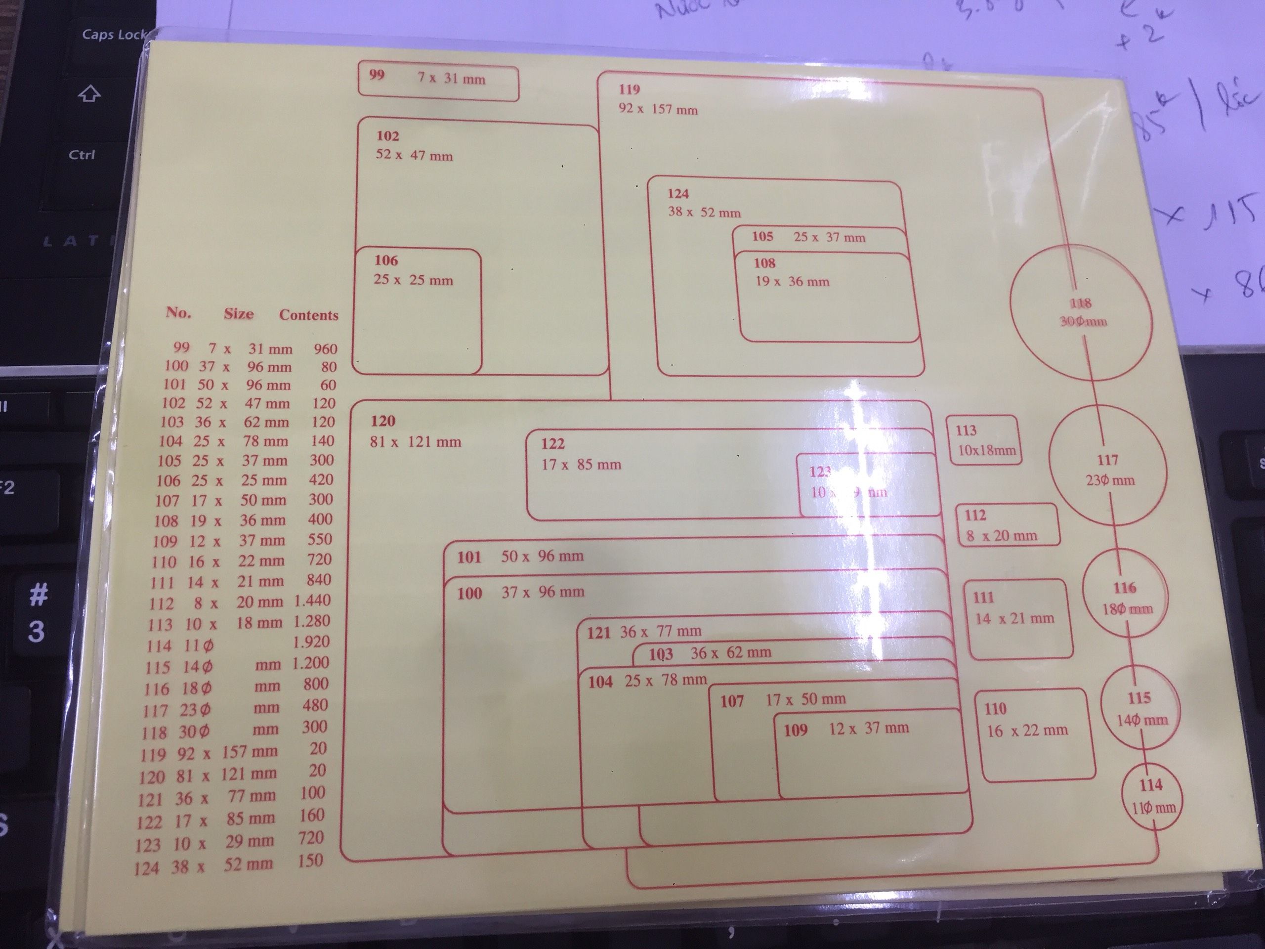 Decal paper barcode printing Tomy A5-approxi 10 sheets