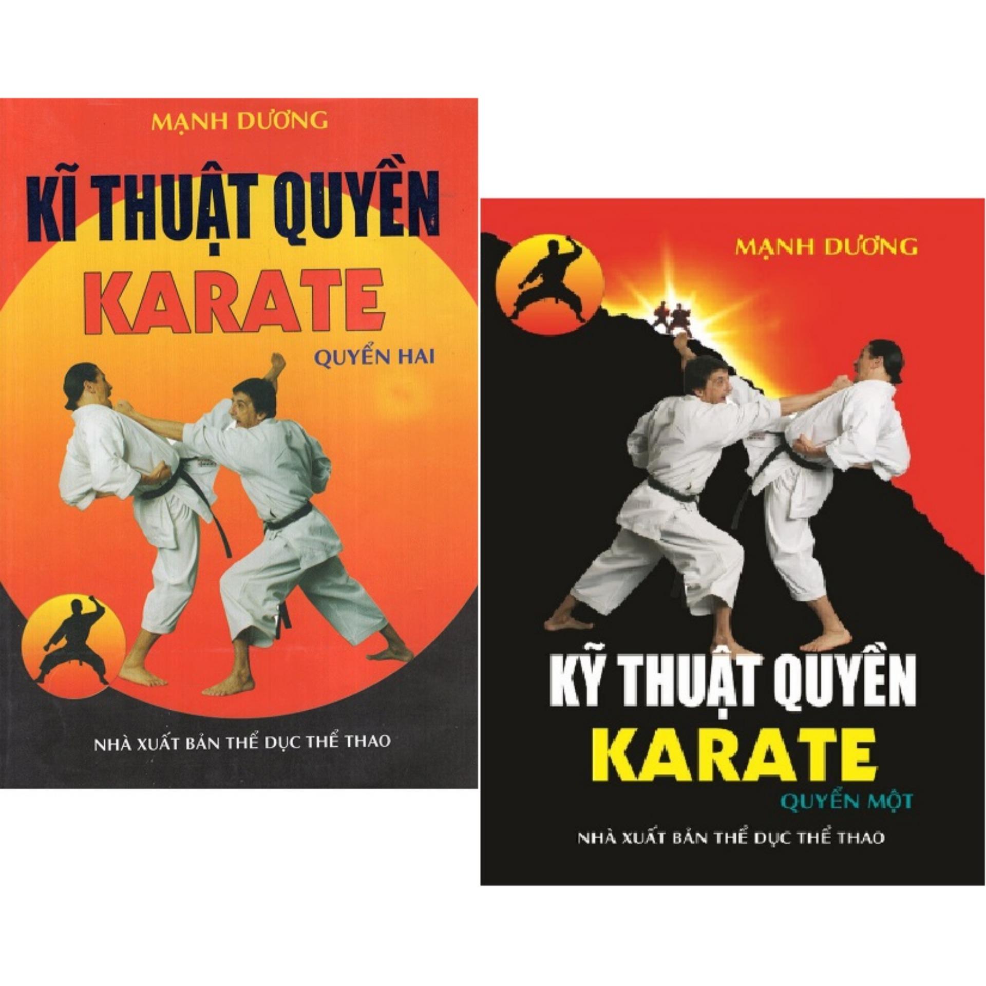 Combo Kĩ Thuật Quyền Karate (Bộ 2 Quyển)