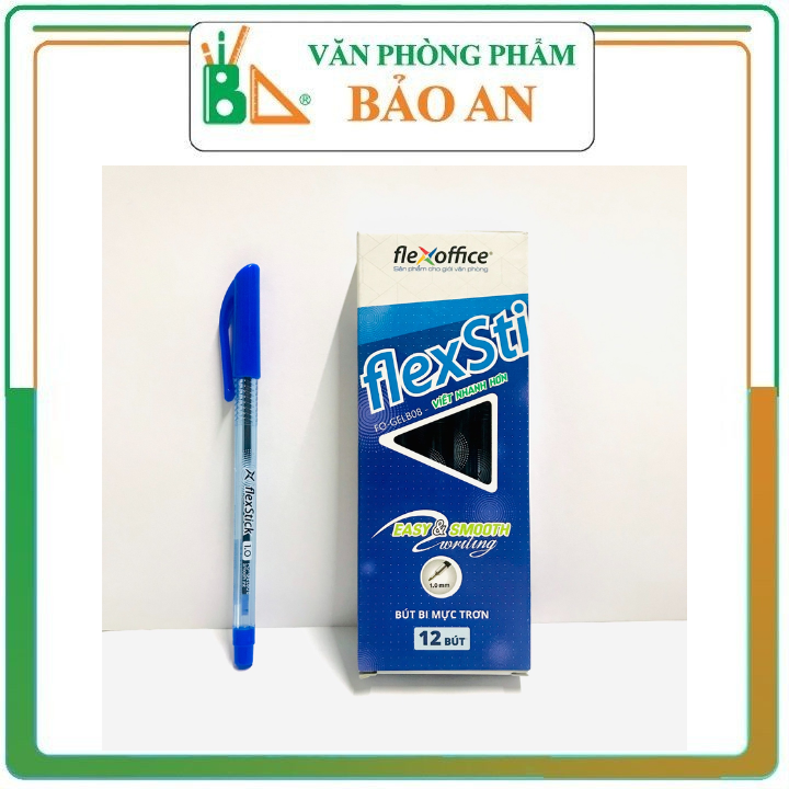 Hộp 12 bút bi tl fo-gelb08 nét 1.0mm - văn phòng phẩm bảo an