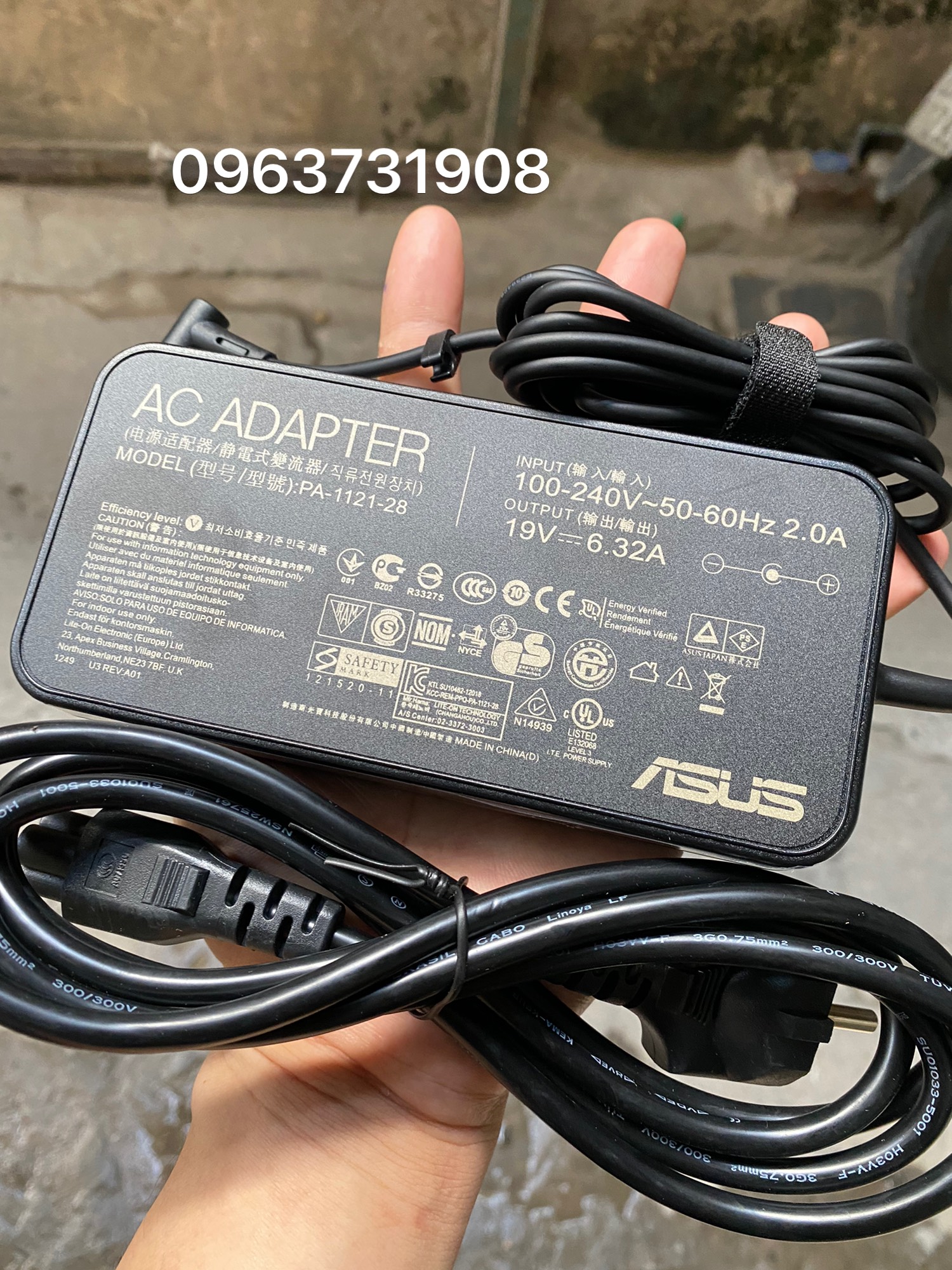 Cục sạc laptop asus g552vw g552vx hàng zin bóc máy