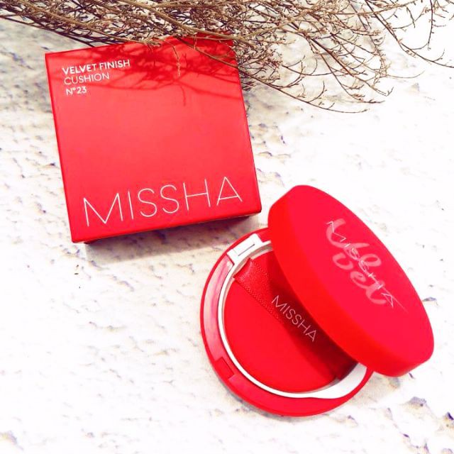 Phấn nước missha velvet finish cushion vỏ đỏ