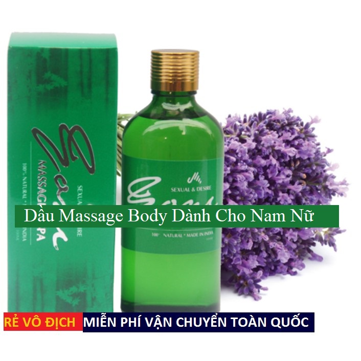 Tinh Dầu Massage Yoni Body Cho Nam Và Nữ - Bôi trơn - Dầu Massage yoni body