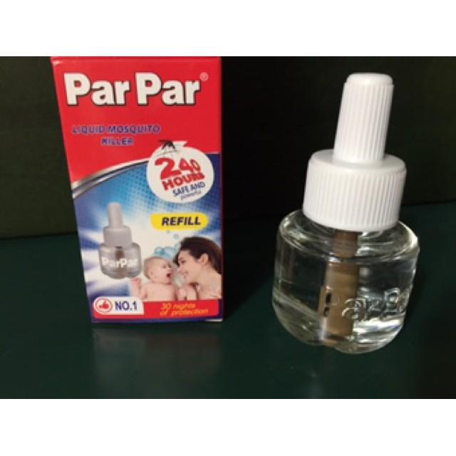 5 Lọ tinh dầu đuổi muỗi Parpar 240h 40ml