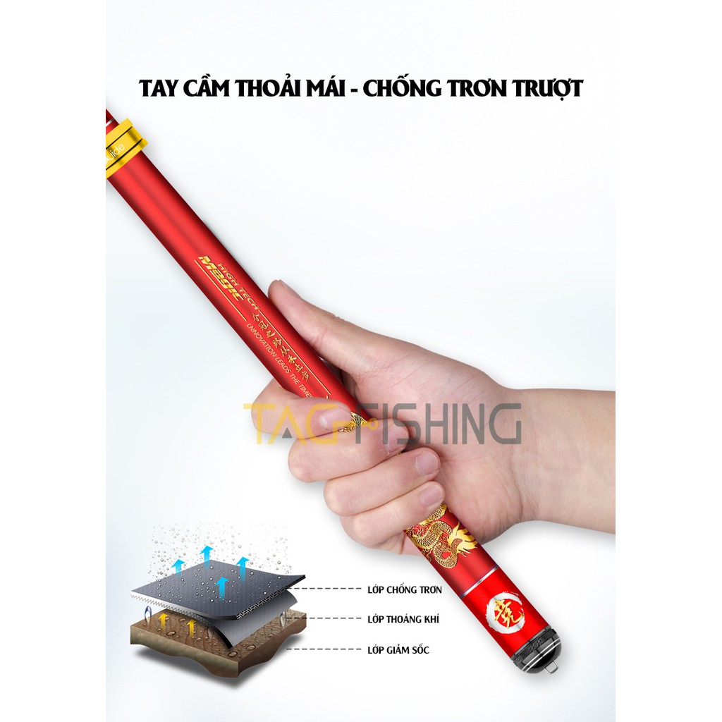 Cần Câu Tay Guide Bashen thắng lợi Đỏ 5H