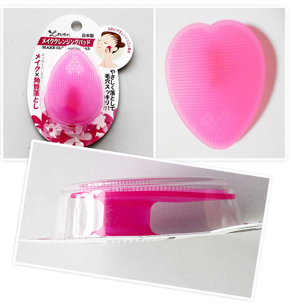 Miếng rửa mặt Silicon Seiwapro Loven Make Cleansing Pad Nhật Bản
