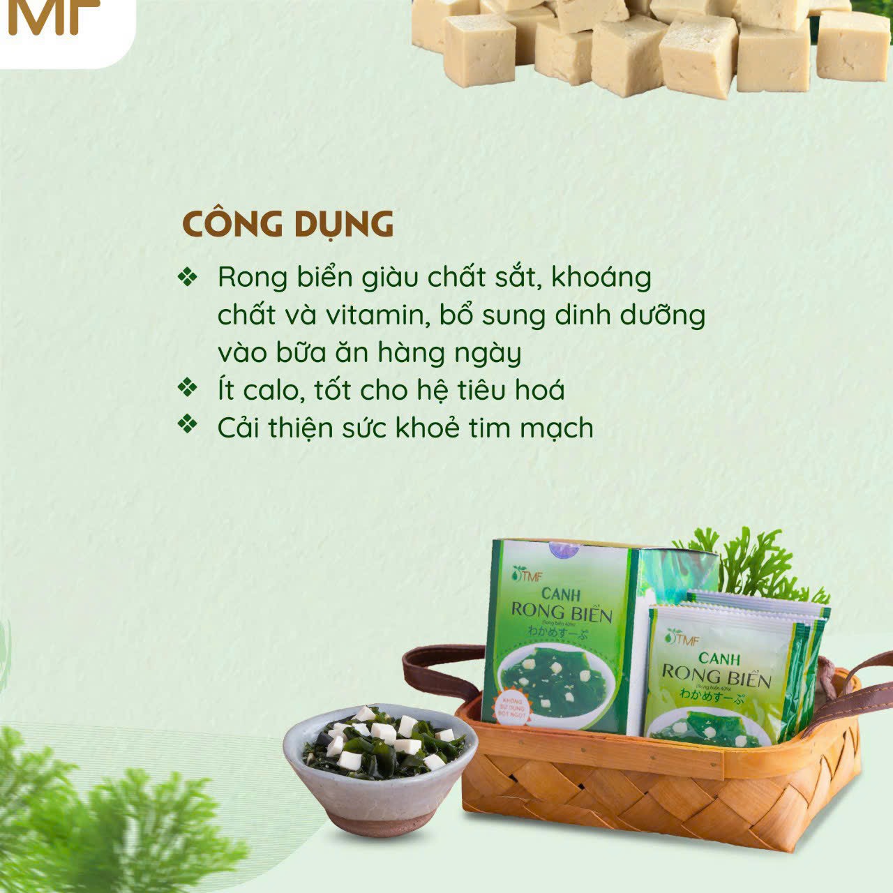 Canh dưỡng sinh rong biển