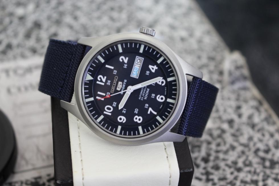[HCM]Đồng hồ thời trang nam Seiko 5 Automatic Quân Đội - Size 40 mm