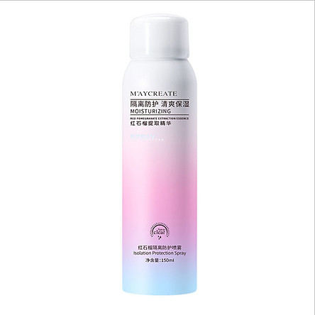 Kem Xịt Chống Nắng Dưỡng Trắng Da Kem Chống Nắng Che Khuyết Điểm Maycreate Moisturizing Spray 150ml