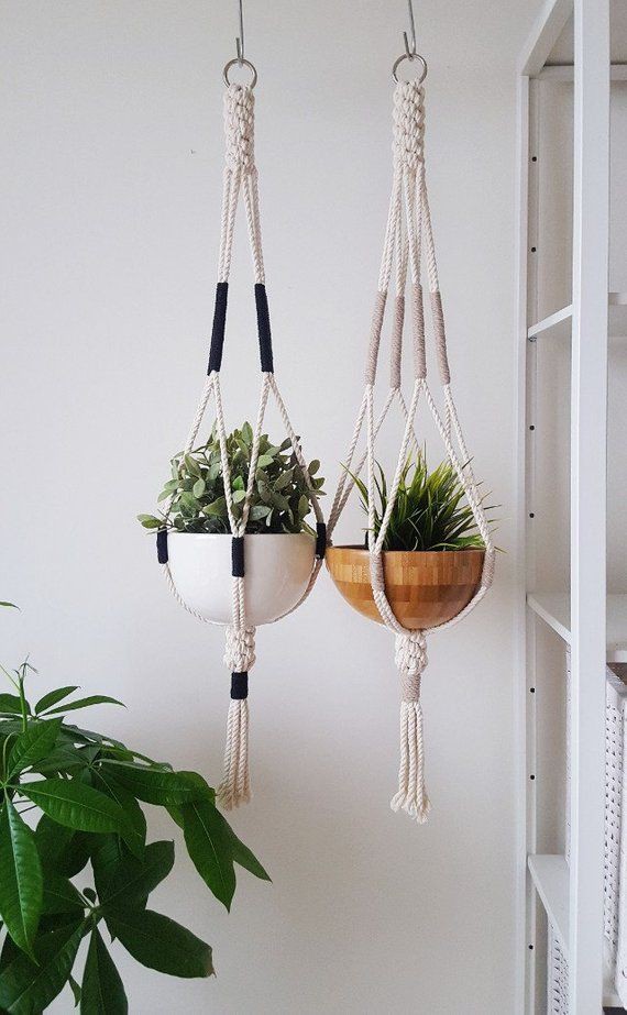 1 Dây treo chậu cây cảnh phối màu đôc độc đáo