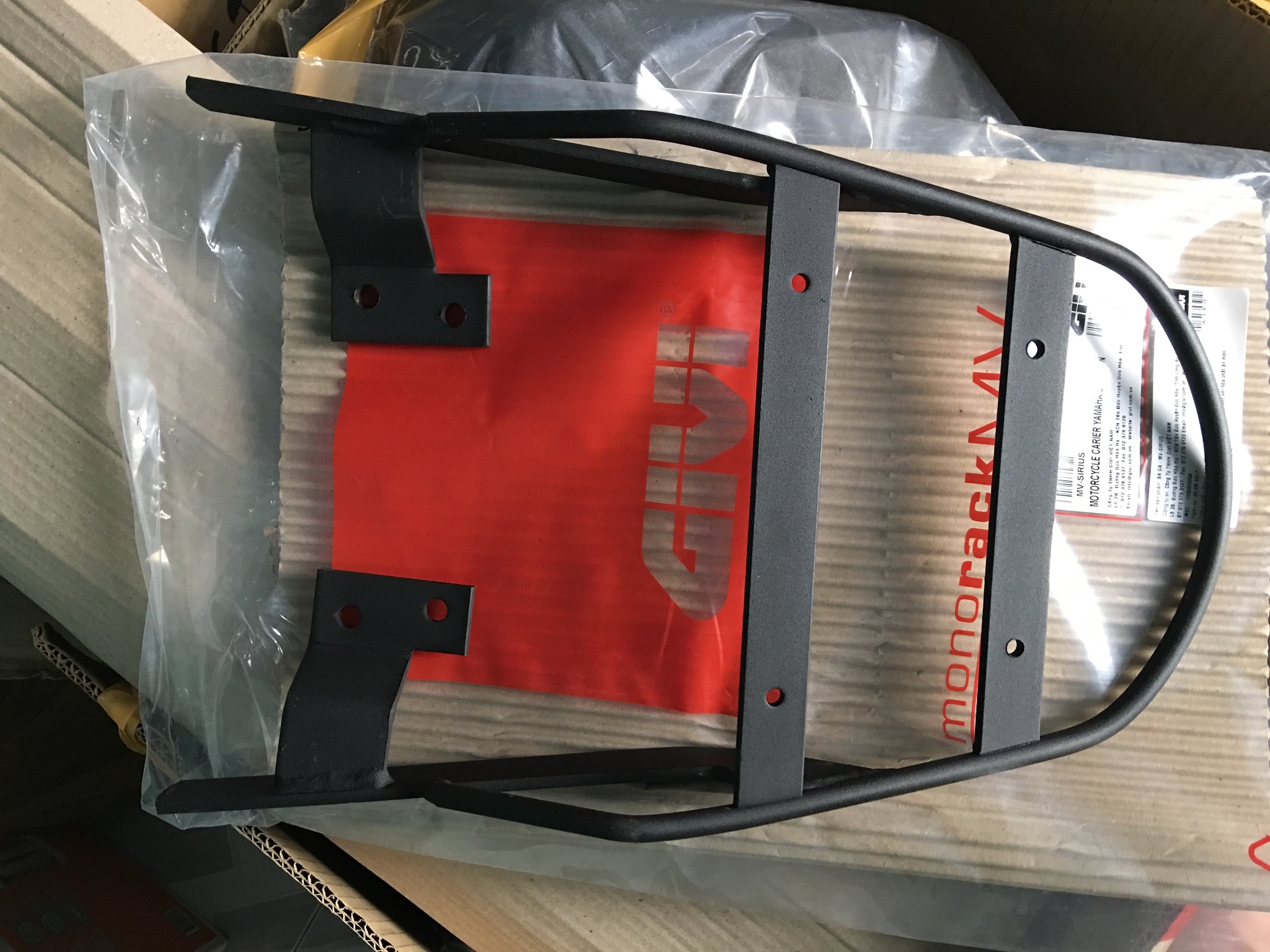 [HCM]Baga sau Givi cho xe Sirius baga Sirius cảng xe Sirius hàng Givi chính hãng mới 100%