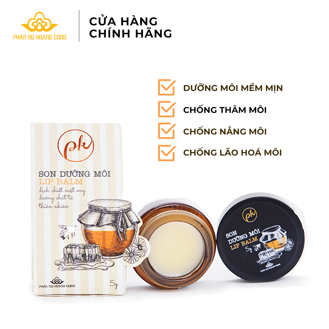 Son dưỡng môi Phấn Nụ Hoàng Cung mật ong Lip Balm