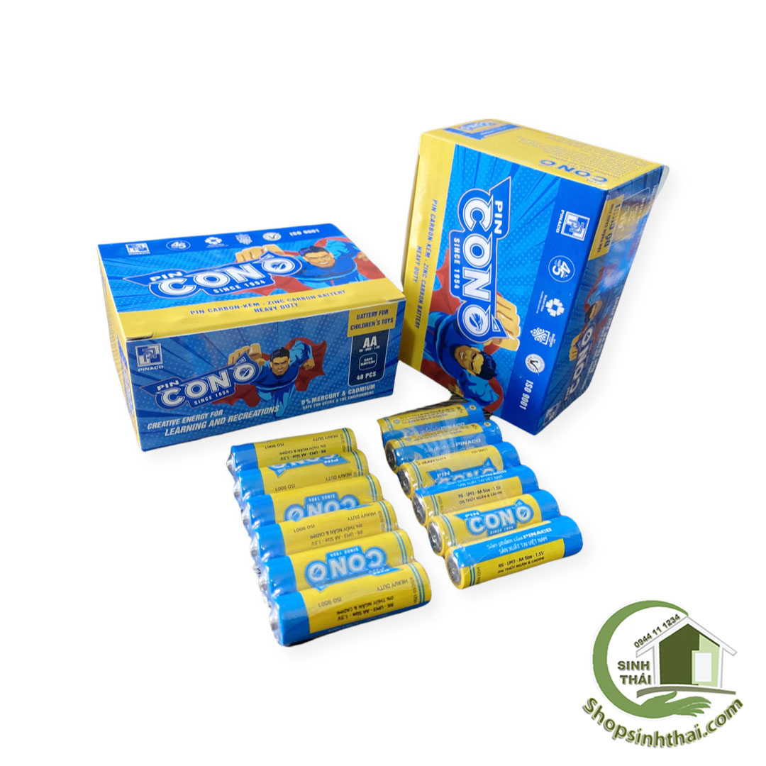 Pin tiểu AAA (3A) và AA (2A) Pin Con Ó - Pinaco ( 4 viên )