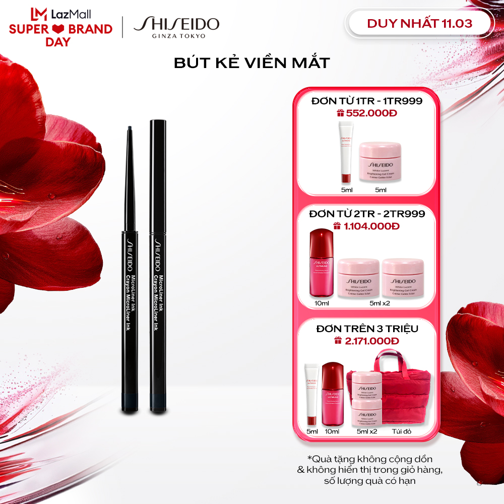 Bút kẻ viền mắt Shiseido Microliner Ink 0.08g