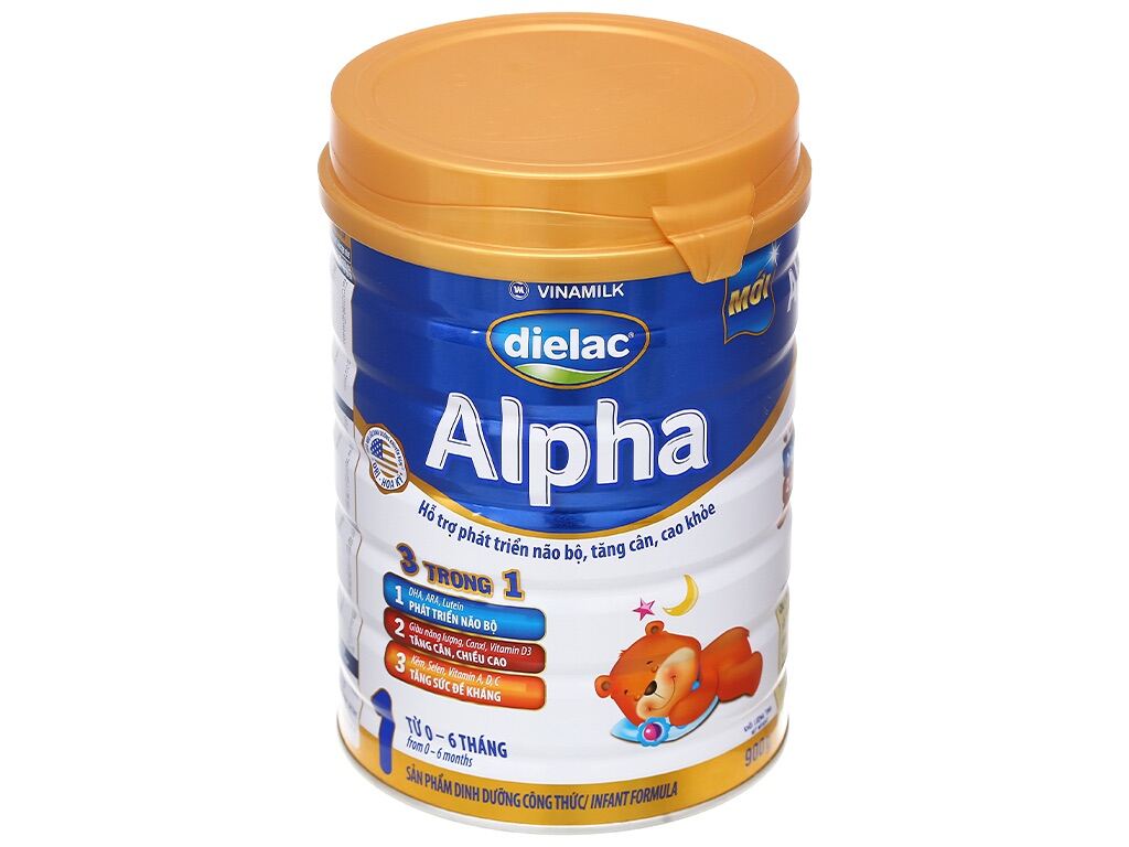 Sữa Bột Dielac Alpha 1 900g