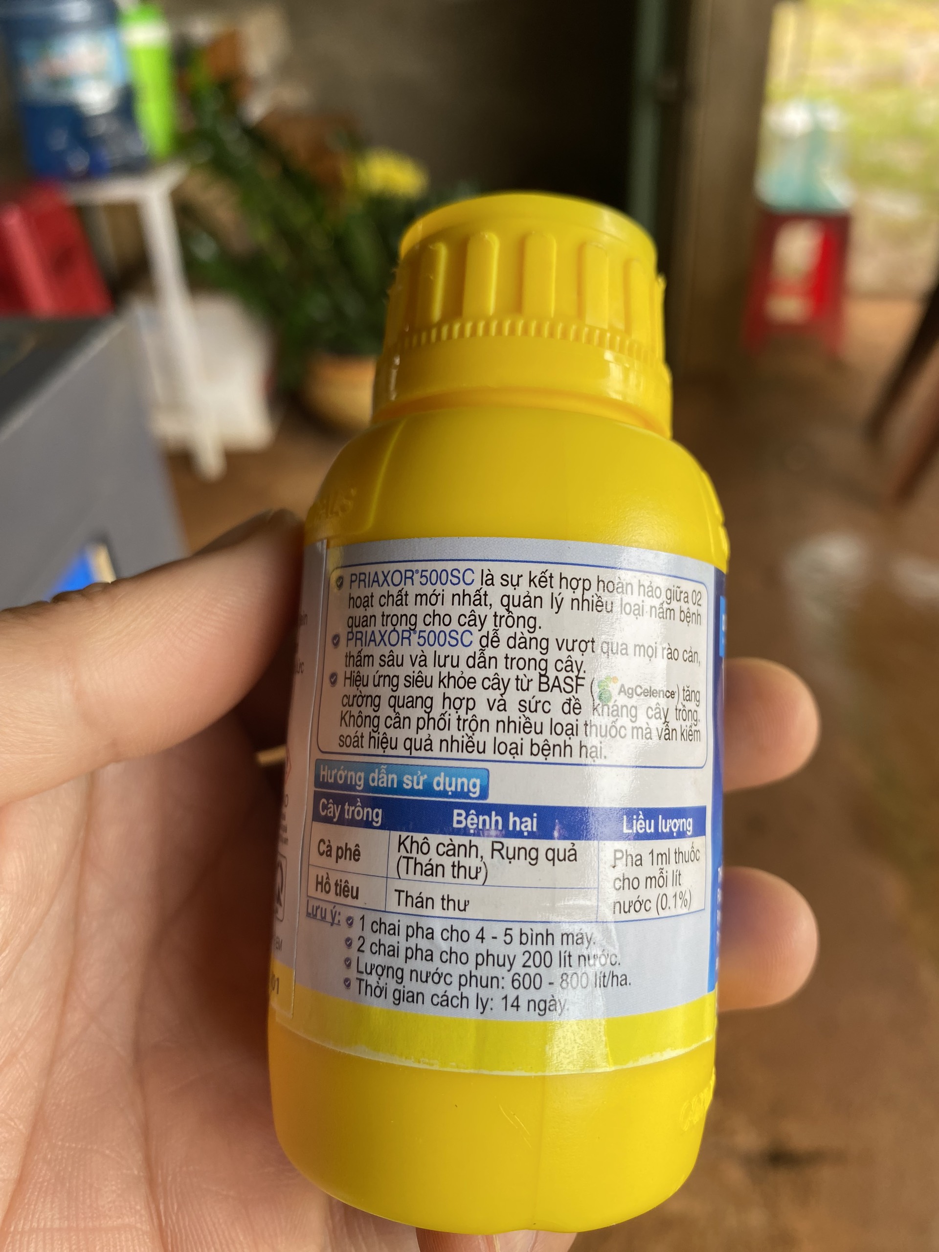 Chế Phẩm đặc trị Thán Thư nhập khẩu từ Đức Priaxor 500SC 80ml